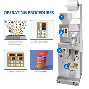 Máquina de Embalaje Automática Multifunción CE para Alimentos, Bolsitas, Piñones, Azúcar, Café en Polvo, Frutos Secos y Bolsas de Té - Product Image 3