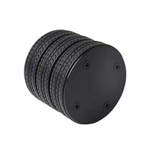Porte-stylos en plastique noir en forme de pneu de voiture, imprimé sérigraphié, design créatif, cadeaux promotionnels en gros - Product Image 6