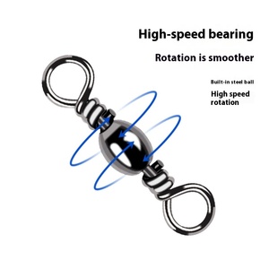 Móc xoay Luya SF-098 bằng đồng thau, tải trọng 10kg, phụ kiện câu cá, nhà sản xuất bán buôn - Product Image 2