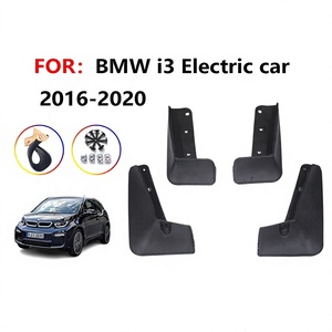 Garde-boue en plastique noir pour Bmw I3, déflecteurs de pneus pour véhicule électrique, 2018 – 2020 - Product Image 4