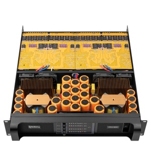 Amplificateur de puissance pour subwoofer PA, amplificateur de karaoké professionnel, amplificateur haute puissance, amplificateur audio 4 canaux 2U pour scène, KTV, bar - Product Image 6