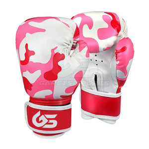 Gants de boxe professionnels de qualité supérieure % cuir, logo personnalisé, élégants, imperméables, respirants, pour arts martiaux - Product Image 1