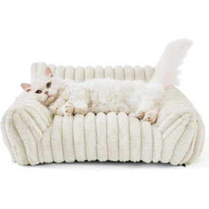 Fabrik preis Tragbar Benutzer definierte Umwelt freundliche Multifunktions-rutsch feste weiche Plüsch Warme Hund Katze Haustier Bett Kissen für Pet <span class=keywords><strong>Shop</strong></span> Hotel - Product Image 1