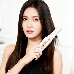 2-In-1 Haarstyler Tool Titanium Platte Ijzer Professionele Ion Draadloze Stijltang En Krultang - Product Image 3