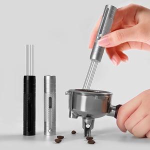 Distributeur de poudre de café télescopique Bigdick, type aiguille en acier inoxydable pour une distribution uniforme de la préparation du café - Product Image 1