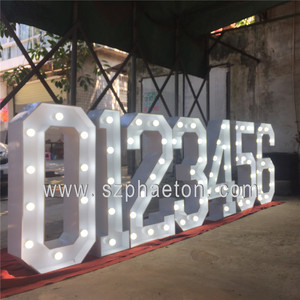 Luci a LED a forma di lettere in metallo da 60 cm, 90 cm, 120 cm per decorazioni per feste, centrotavola per matrimoni Mr & Mrs, San Valentino, Diwali, Ramadan, lauree - Product Image 4