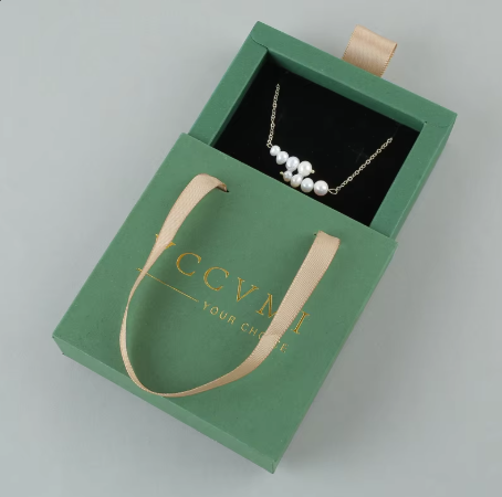 Green with jewelry foam