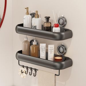 Étagère de salle de bain, sans perçage, à fixer au mur au-dessus du lavabo, support de rangement pour gel douche - Product Image 1
