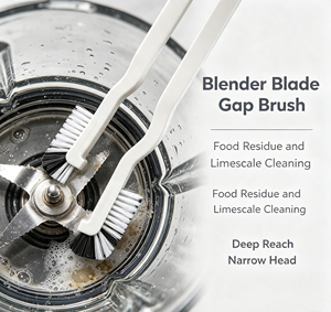 Double Sided Cleaning <b>Brush</b> Long Handle Narrow <b>Brush</b> Head Hard Bristle Kitchen Sink Cup Feeder <b>Bottle</b> Cleaner - Product Image 4