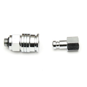 Stainless Steel Low Pressure Quick Disconnect Adapter for <b>Dive</b> <b>Regulator</b> with Hex Nut and Threaded Connector - Product Image 1