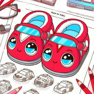 Children Plush Winter Custom Plush <strong>Slipper</strong> Cartoon Design <strong>Car</strong> <strong>Slipper</strong> - Product Image 5