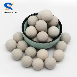 17-19% Al2O3 Composition Inert Alumina Ceramic Ball Support Media 3mm 6mm 10mm 25mm For Petroleum Industry