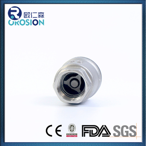 Hot Bán Thép Không Gỉ 201 304 316 Một Cách Không Trở Lại Kiểm Tra Van Npt Bsp Threaded Mùa Xuân Tải Dọc Kiểm Tra Van - Product Image 2