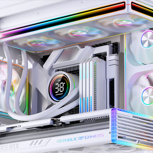 JONSBO TH360 ATX Full Tower Plastic Integrated Water-Cooled Digital Display ARGB <b>Computer</b> CPU <b>Fan</b> Union TH240 Water-Cooled Stock - Product Image 5