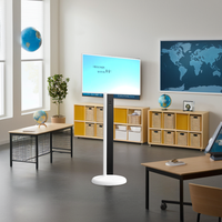 Téléviseur HDTV Android interactif de 32 pouces avec écran tactile intelligent Incell, rétroéclairage LED, support mobile
