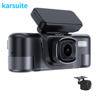 Caméra de tableau de bord panoramique à 360 degrés pour voitures avec enregistrement HD 5 canaux, vue panoramique, détection radar, détection ultrasonique X18