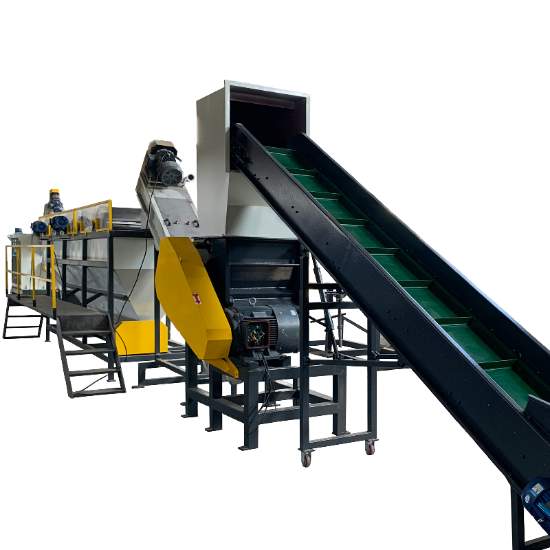 Услуги по установке 500 кг/ч, машина для удаления грязных пленок из полипропилена, ПЭ, ПЭНД, этикеток, линия для мойки пластмассы