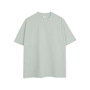Camiseta de cuello redondo de gran tamaño Camiseta en blanco de algodón para hombre Impresión de logotipo de alta calidad personalizada - Product Image 1