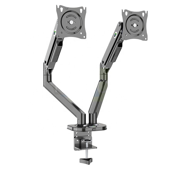 KALOC D200-2 Soporte De Brazo Doble Para Monitor Arm Heavy Duty Adjustable Computer Holder for 17"-32" Inches Display Bracket