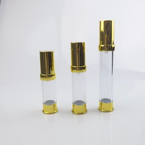 Emballage de luxe pour crème en flacon doré de 50 ml, 15 ml, 30 ml et 50 ml, flacon pompe sans air pour emballage cosmétique - Product Image 4