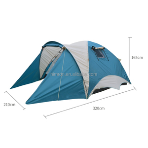 Tenda da Campeggio per 4-5 Persone <span class=keywords><strong>in</strong></span> Poliestere a Doppio Strato Impermeabile con Una Camera da Letto e Un Soggiorno per Viaggi all'Aperto - Product Image 4