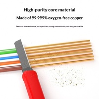 Cable de Red LAN de Alta Velocidad Kneysum, Personalizado de Fábrica, Cobre Libre de Oxígeno Cat5e FTP OFC, Par Trenzado, Interior, 23AWG, RJ45