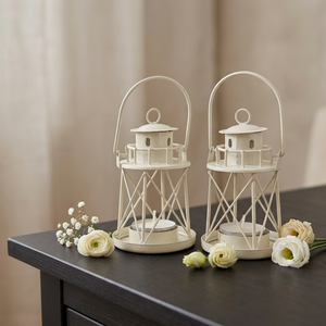 Manufacturers <b>Mini</b> Metal Tea Light Candle <b>Lanterns</b> for Home and Wedding Tabletop Decoration - Product Image 1