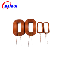 Bobine d'induction sans fil à noyau de ferrite personnalisé, forme ronde, SMD, montage DIP
