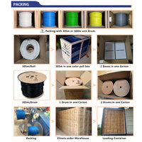Produsen Grosir Cable Kabel Ftth Serat Optik Drop 1 2 4 6 8 Inti Fibra Drop 2 Hilos Cable Kabel Fibra Optica