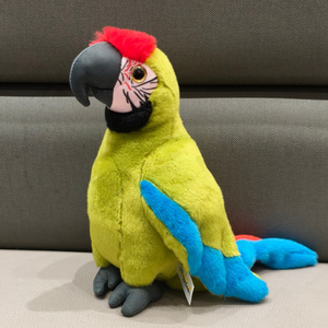 Peluche réaliste et colorée d'oiseau de la jungle : Ara, Cockatoo, Perroquet Sauvage – Jouet en peluche de simulation d'animal de la jungle, ultra-réaliste - Product Image 5