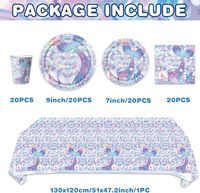 Assiettes en papier modernes de 9 pouces de diamètre Fournitures de fête à thème dauphin pour enfants pour apéritif Fête d'anniversaire Déjeuner Dîner Dessert