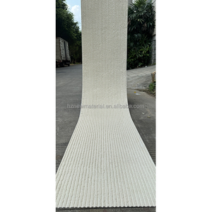 Azulejo de chapa de piedra flexible de diseño moderno MCM, pared de piedra de línea redonda impermeable para decoración interior de hoteles y escuelas - Product Image 4