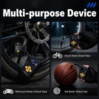 Mini Bomba Eléctrica Recargable Vlo 130PSI, Inflador de Neumáticos Inteligente Portátil para Viajes Nocturnos por Carretera