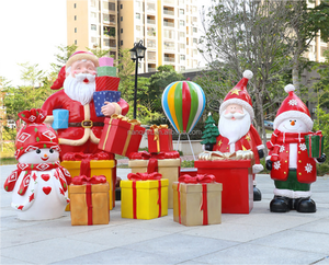Jardín al aire libre Parque Tamaño real 1,2 M Alto Accesorios de Navidad Muñeco de nieve Dibujos animados Lindo Realista Desgaste Sombrero Rosa Navidad Muñeco de nieve Estatua - Product Image 6