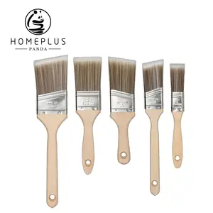 For all the paint 5 Packs of different size synthetic fiber 75mm angle paint brush flat paint brushes