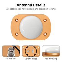 Antena de Precisión RTK GNSS GPS GLONASS BeiDou Cuádruple Helicoidal 5dBi Activa con Conector Roscado para Topografía OEM