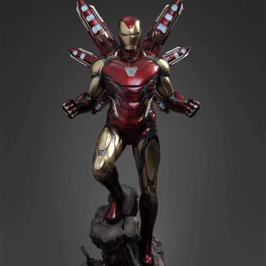 Estatua de Resina de Iron Man MK85 de Marvel Avengers <span class=keywords><strong>Endgame</strong></span>, Figura Coleccionable de Alta Definición con Luz LED, Decoración para el Hogar - Product Image 1