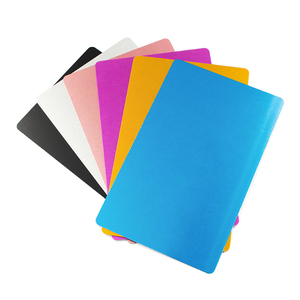 Cartes de visite professionnelles en métal Feng Shui modernes et anciennes avec logo personnalisé - Aluminium et laiton de 0,8 mm/0,5 mm d'épaisseur, gravées au laser pour cadeaux - Product Image 1