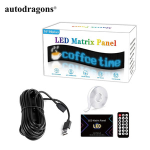 Panneau LED matriciel programmable RGB pour voiture Autodragons 898 x 192 mm, avec animation LED, pour camion - Product Image 1