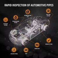 NCFKOS SD206 Máquina de humo automotriz con detector de fugas de presión de aire Coche Camiones EVAP Detección de tubería Analizador de fugas de humo