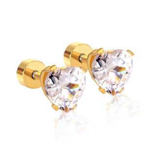 Pendientes de Zirconia con Diseño Personalizable al por Mayor, Joyería Coreana de Navidad para Mujer y Hombre, Pendientes para Chica - Product Image 2