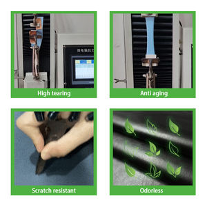 बांग्लादेश चेंगयुआन कस्टम इको फ्रेंडली 0.9 मिमी पु खरोंच प्रतिरोधी भ्रूण के चांदी के सोने के पैटर्न के लिए क्रोको नकली चमड़े के लिए - Product Image 3