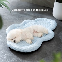 Lit pour animaux de compagnie en forme de nuage 3D rafraîchissant printemps-été OEM/ODM pour chiens et chats, respirant et facile à nettoyer, pour petits chiens