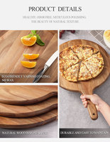 Woodsun Alibaba 2024 planches à pizza en bois pour servir des aliments