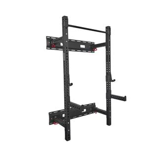 Equipo de Fitness Multifuncional de Hierro para Gimnasio en Casa, Rack de Potencia Plegable, Estación de Sentadillas y Dominadas Montada en la Pared - Product Image 1