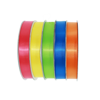 Vente en gros 100 mètres par rouleau rouleau de ruban de satin de soie cadeau couleur unie ruban de satin pas cher 25mm 4cm pour fleurs d'emballage cadeau