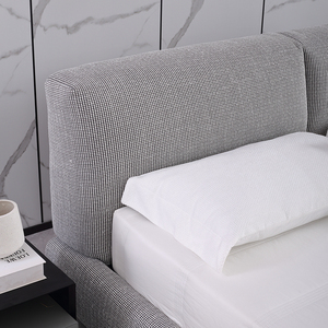 เตียงผ้าที่มีคุณภาพสูงหรูหราทันสมัยเฟอร์นิเจอร์ห้องนอนเตียงคู่ขนาดคิงไซส์1.8เมตร - Product Image 6