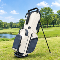 Sac de golf haut de gamme ASL, sac de transport de golf imperméable avec double bandoulière et plusieurs poches pour golfeur