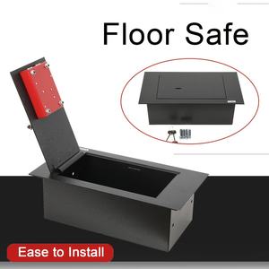 Caja Fuerte de Acero para <span class=keywords><strong>Piso</strong></span> con Bandeja Extraíble, Compartimento Oculto Antirrobo para Guardar Objetos de Valor en Casa, Oficina u Hotel - Product Image 3