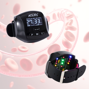 Montre laser à faible intensité 650 nm LLLT, favorise la prévention de l'hyperglycémie, de la tension artérielle, du cholestérol et des accidents vasculaires cérébraux - Product Image 2